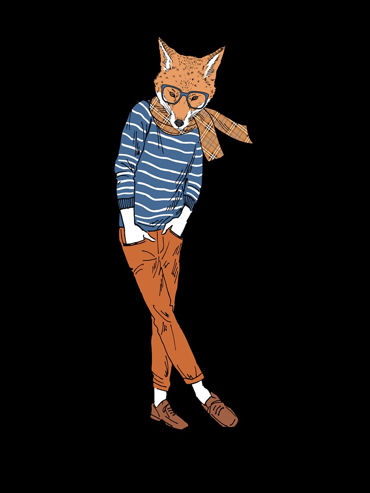 cool fox by Bertoldis