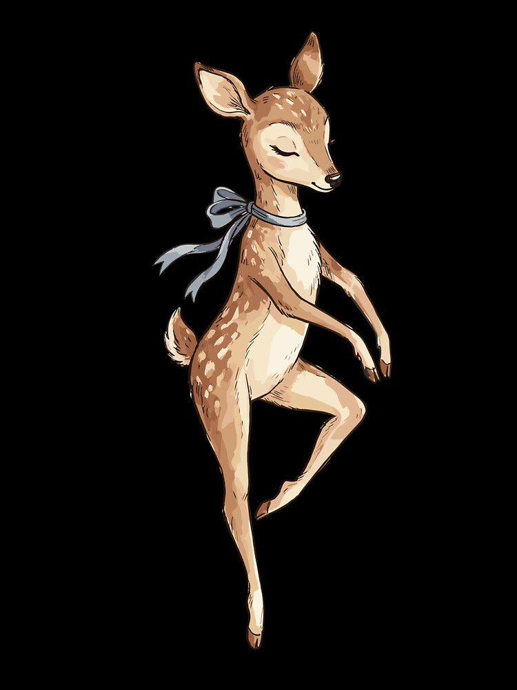 Balletcore Aesthetic: Deer in Demi-Plié by bapupa
