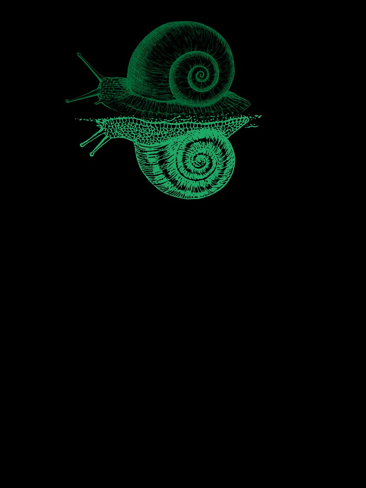 Garden Snail Vintage Pattern Perfect Gift For Nature Lover by AGreetee