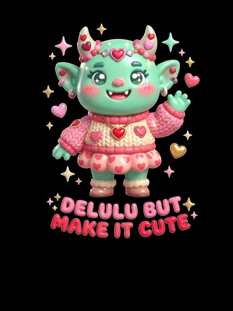 Delulu But Cute Meme by Quiet Mode Studio