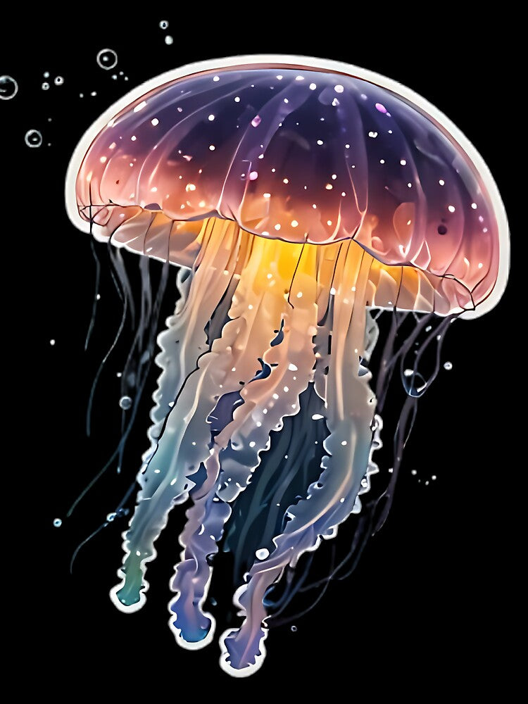 Glowing Jellyfish by FluffyPeels
