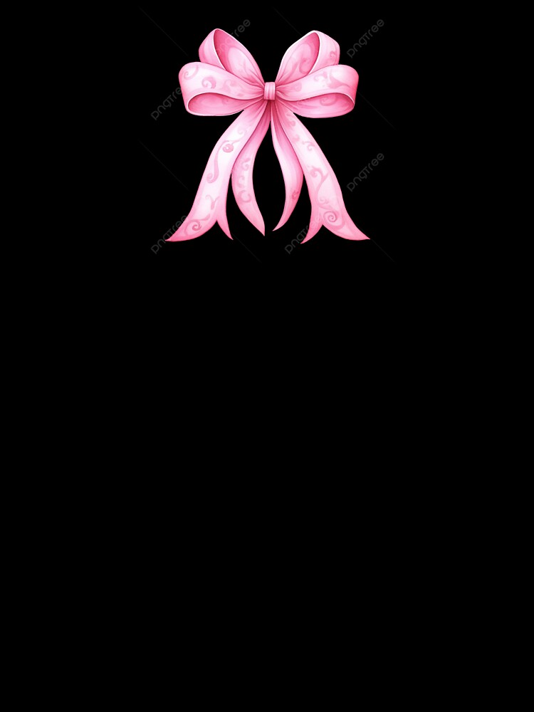 pink ribbon bow by cupcakefemcel