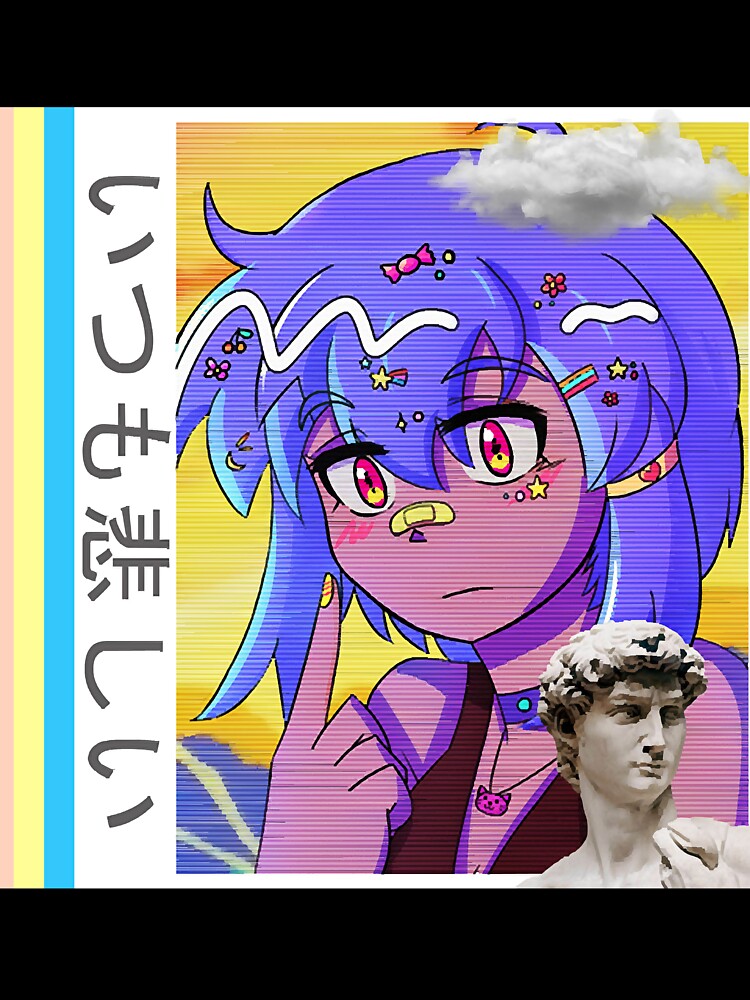 Retro Vaporwave 80s anime aesthetic by vuthienduy