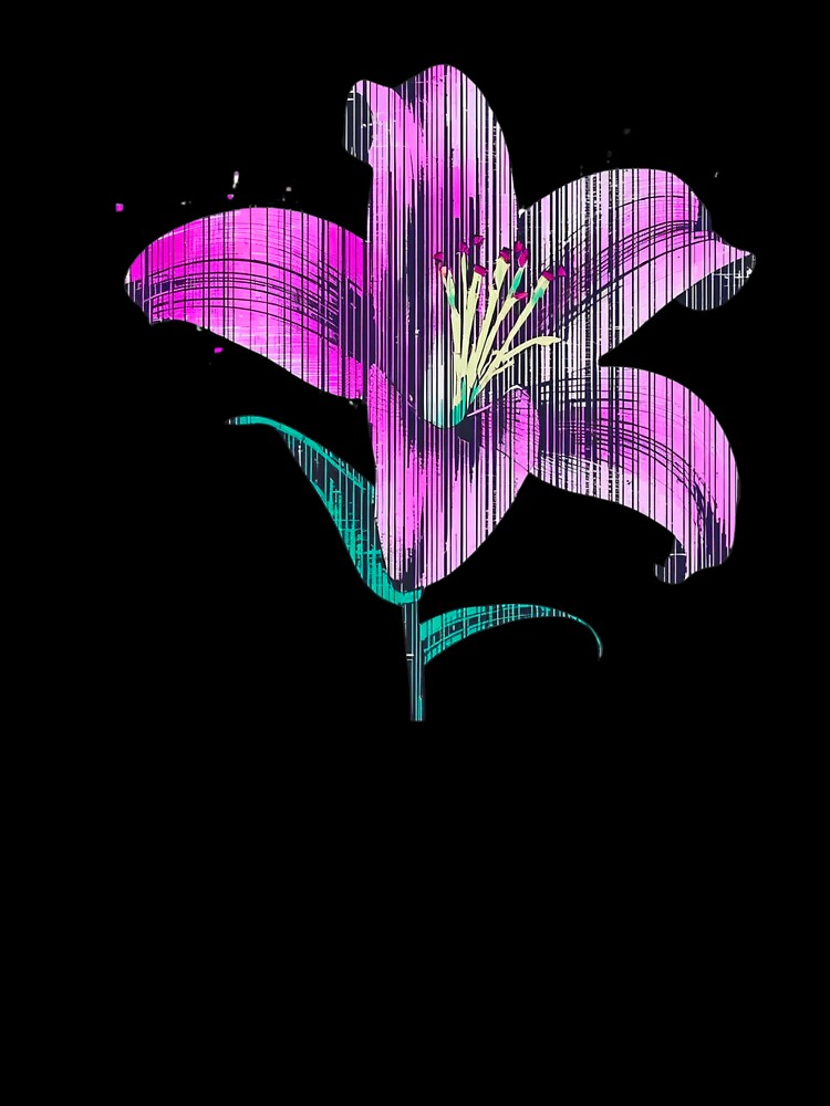 Cyber Lily // Glitch Flora 01 by Manua Originals