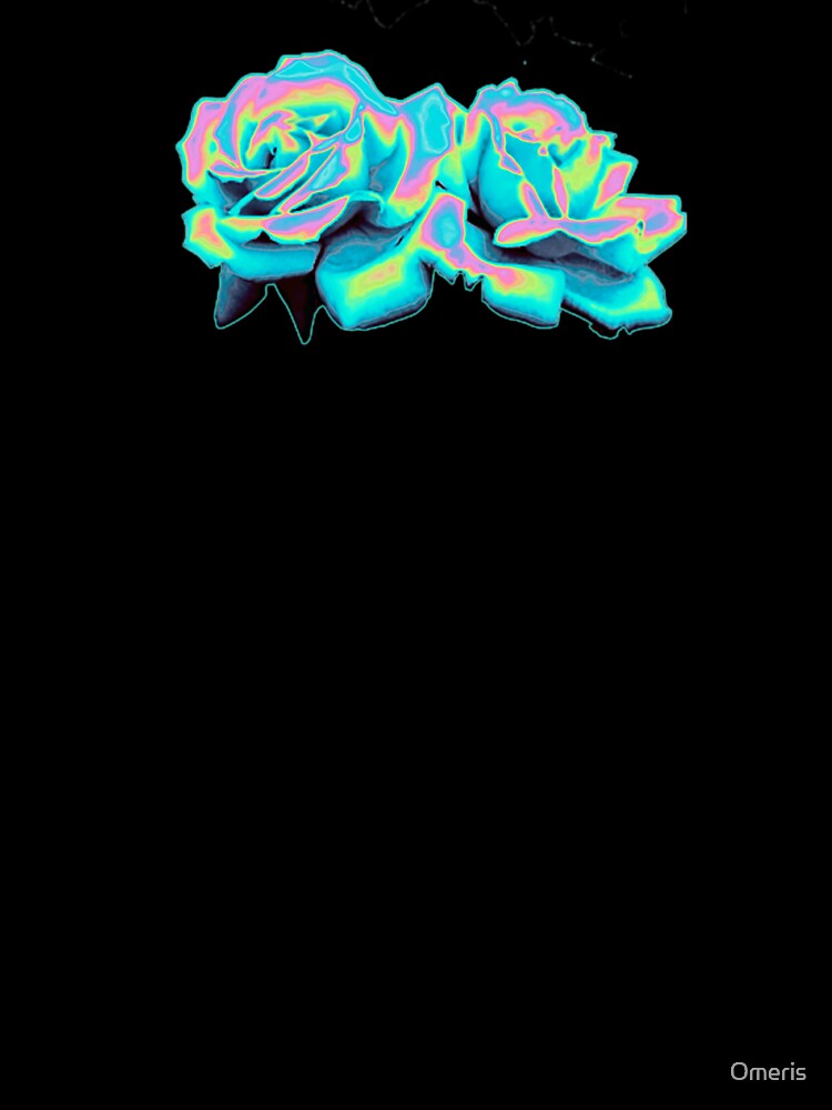 vaporwave pink flower by Omeris