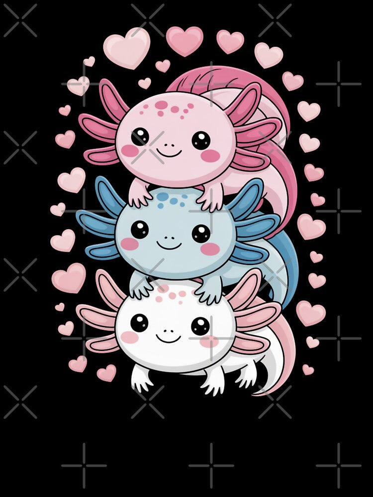 Axolotl Pile Cute Axolotl Lover by Gogetgiggles