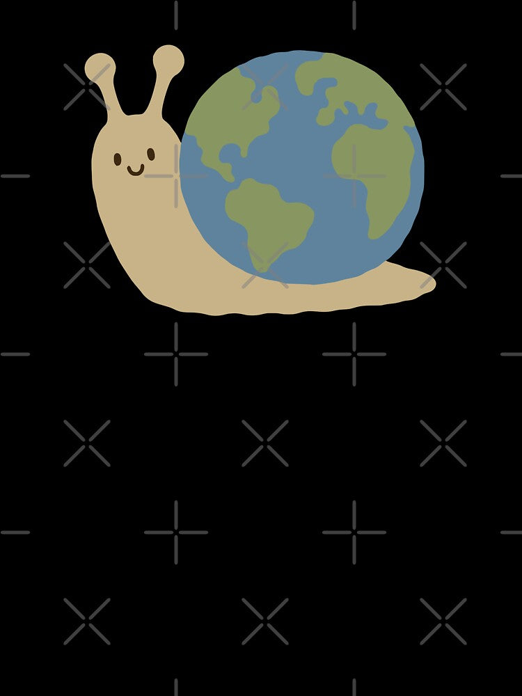 Cute Earth Snail by Doodlywood