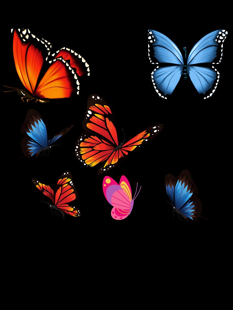Oversized Graphic butterflys by Dioryy