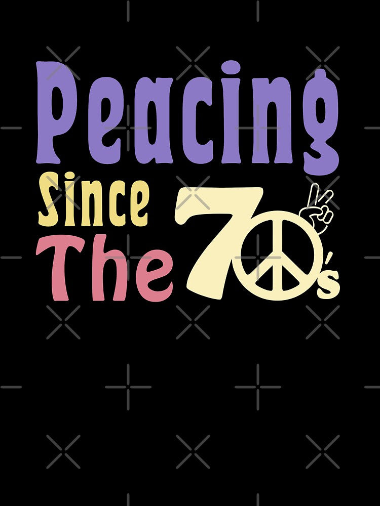 Peacing Since The 70's Colorful by MinimalSketches