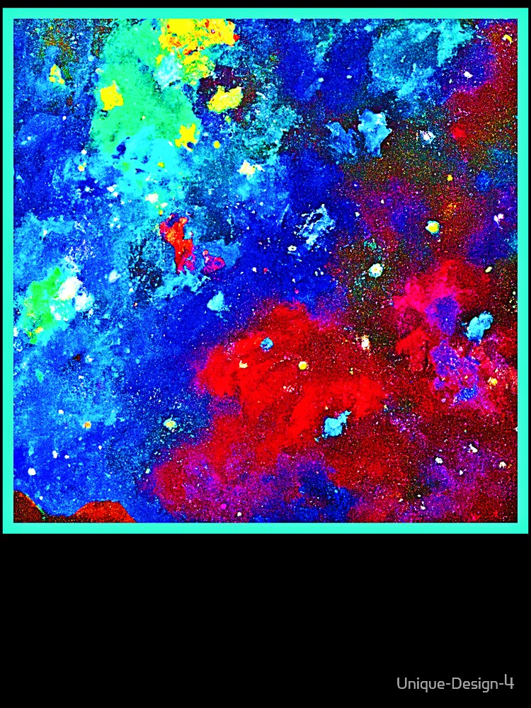 Vibrant Colors Of Nebula Pattern by Health And Fitness Posts e-Store