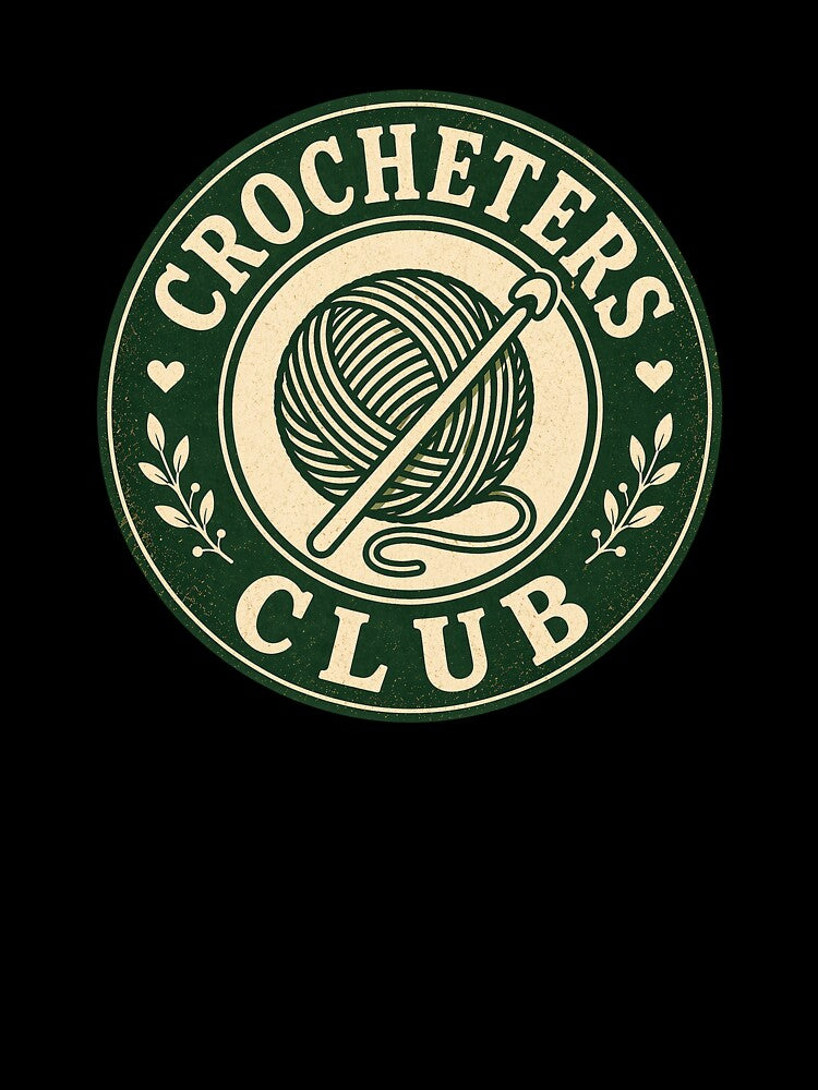 Crocheters Club Vintage Badge by EastEndTownie
