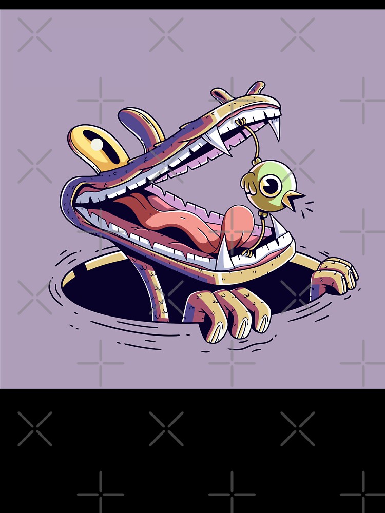 Stylish Crocodile Bird by Peekonet