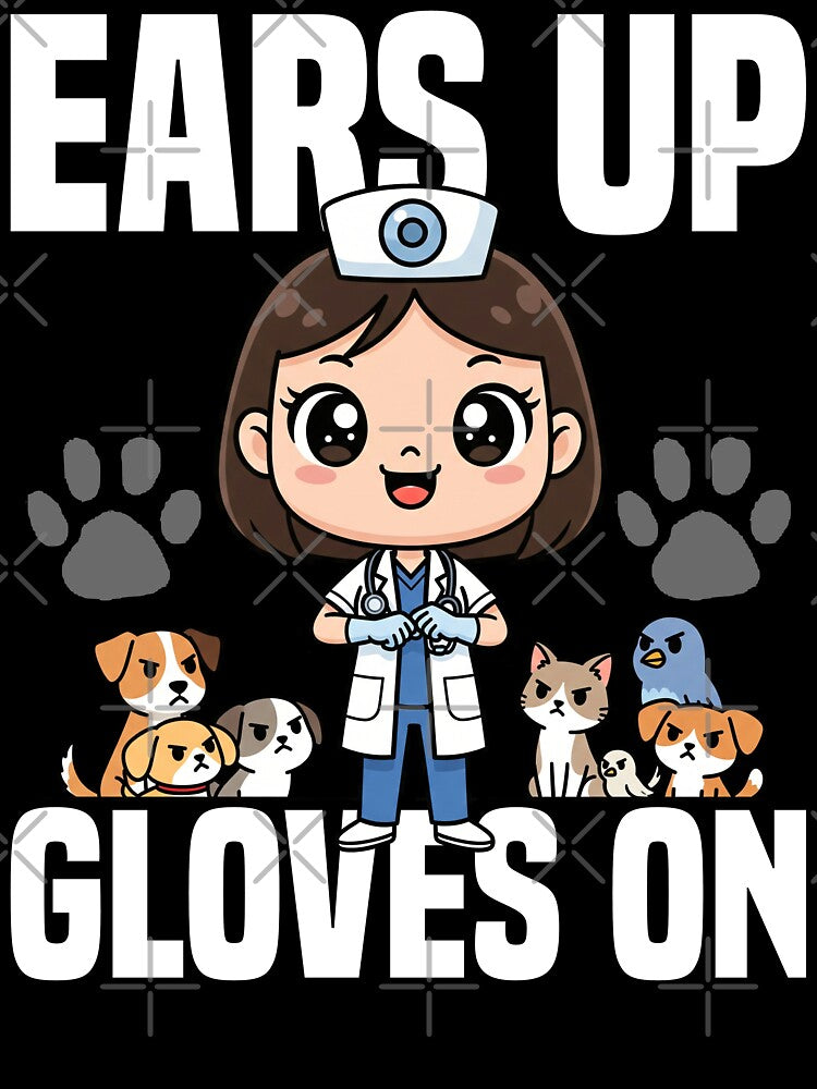 EARS UP, GLOVES ON - VET GIFT by KEF Custom