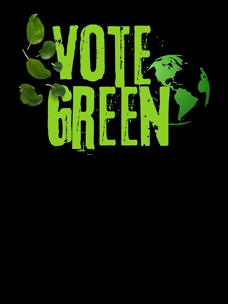 Vote Green Grunge Text Design by JOYACEPTY