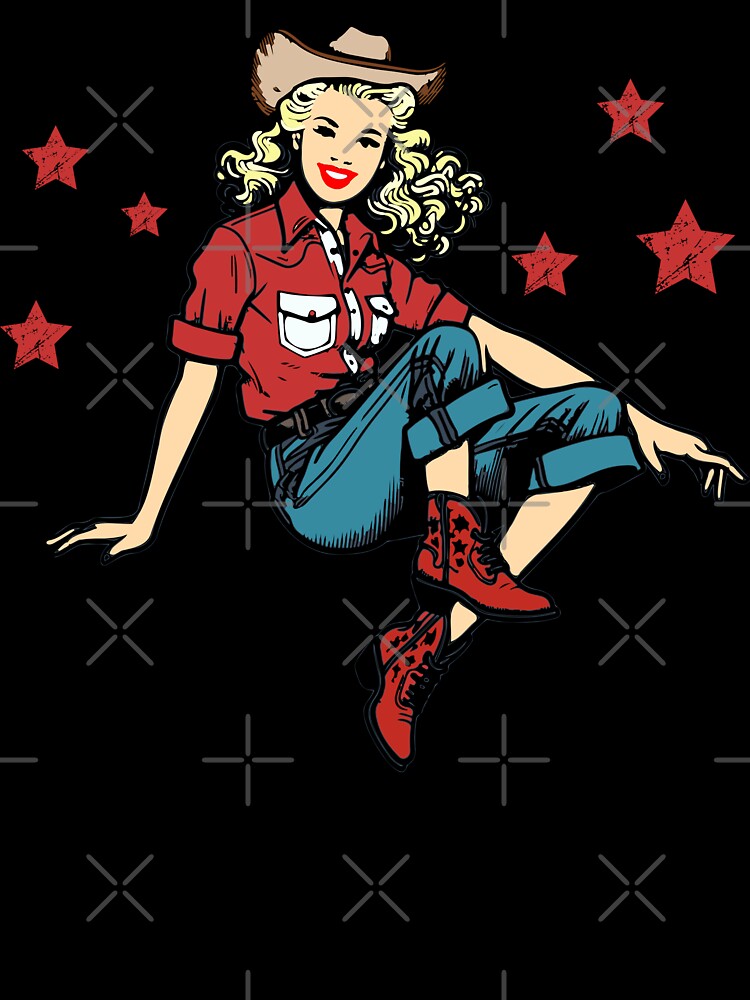Vintage Cowgirl Graphic by handsoftime2020