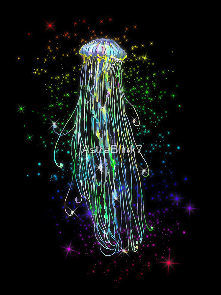 Rainbow Jelly fish by AstraBlink7