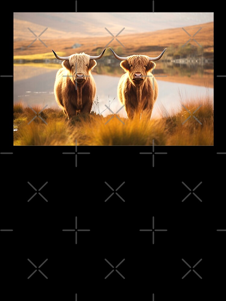 Highland Cows In The Field by TheAnimalZ00