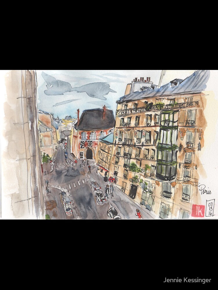 Parisian View from the 5th Arrondissement by Jennie Kessinger