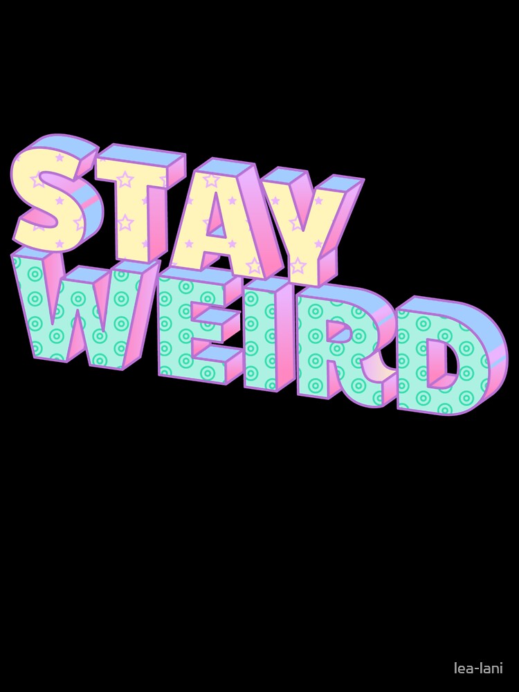 Y2K pastel stay weird by lea-lani