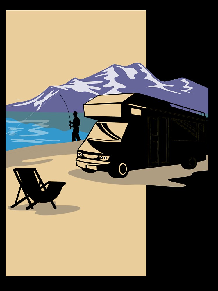 Camping on Wheels - T-shirts, Hoodies and Sweatshirts by TripsandPrints