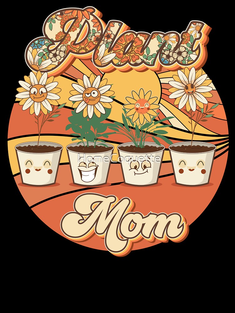Mother day  plant mom mama lover groovy quote You Grow Girl by HomeCoquette