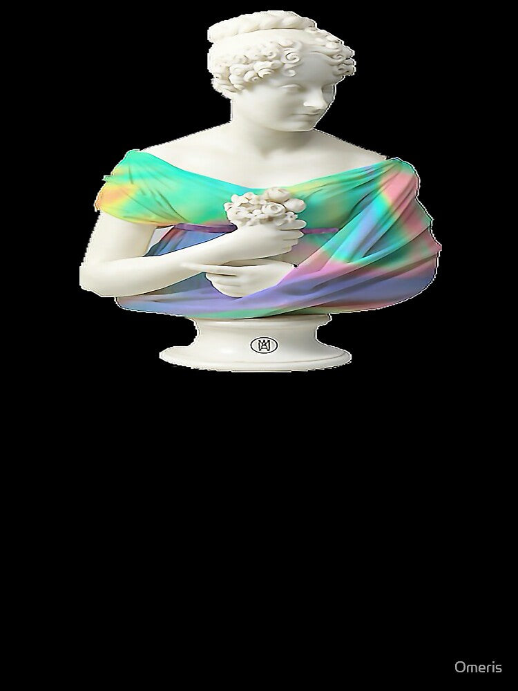 greek vaporwave statue by Omeris
