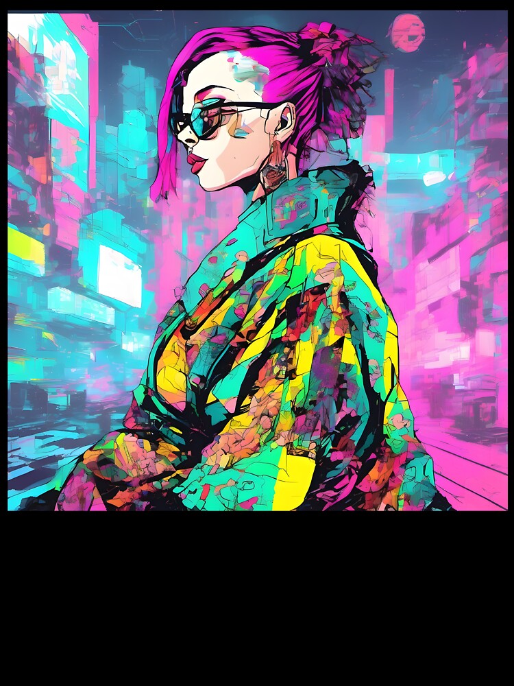 Urban Cyberpunk Fashion | Neon City Y2K Aesthetic by babiteay2kshop