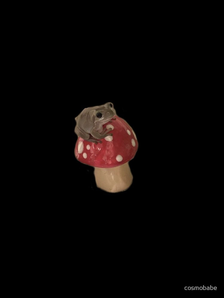 phrog on mushroom :) by cosmobabe