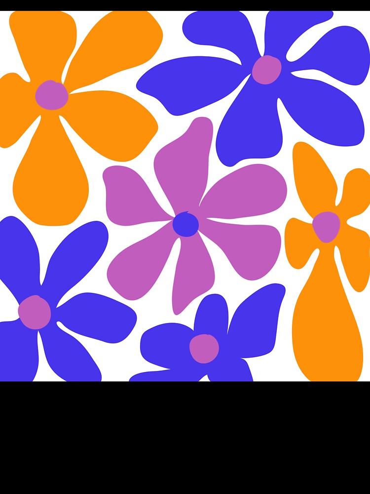 Playful Retro Floral Pattern by Futuracademy