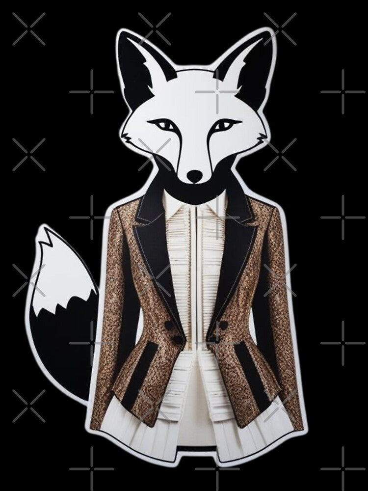 Stylish Lady Fox by AlinaSCorner