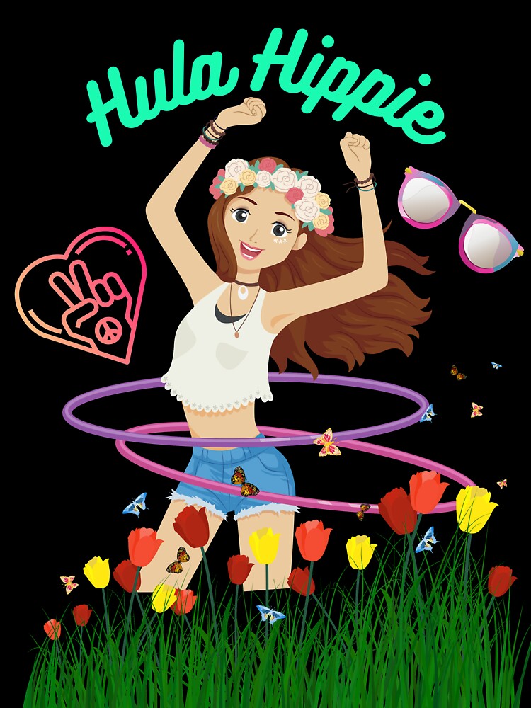 Hula hippie fun exercise dancing fitness by Shirtflyer