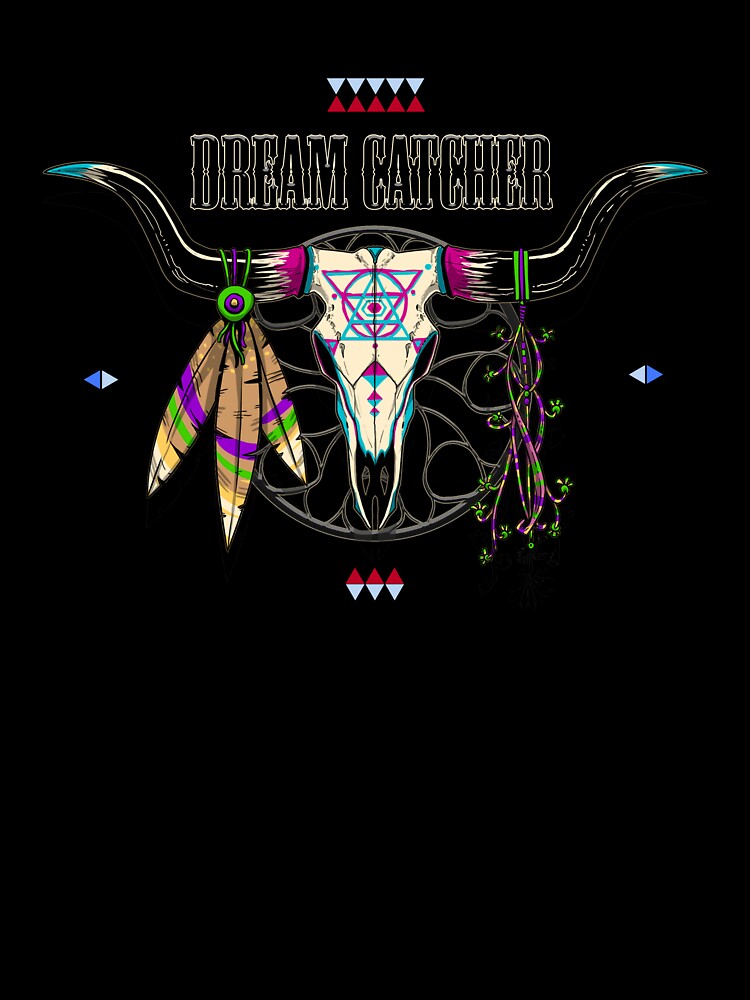 dream catcher - bull skull art by hayrpictures