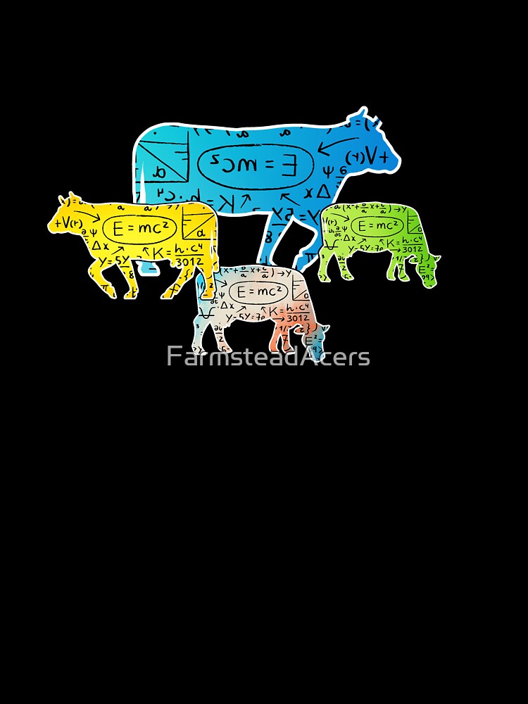 Can you even calculate? Funny colorful cow puns Calculator by FarmsteadAcers