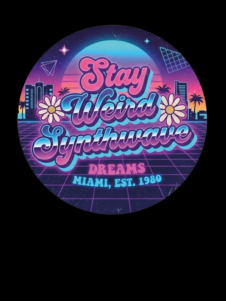 Synthwave Dreams - 80s Retro Neon Aesthetic by artblooming03
