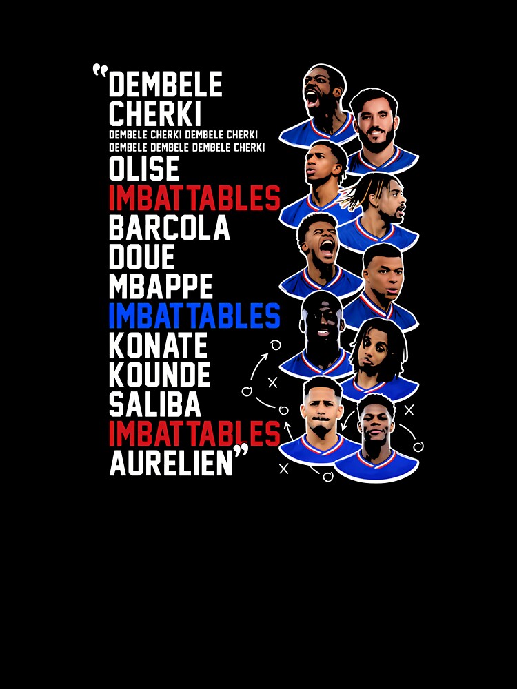 Imbattables - France World Cup 2026 Song T-Shirt_89799294 by KTY-NUSS