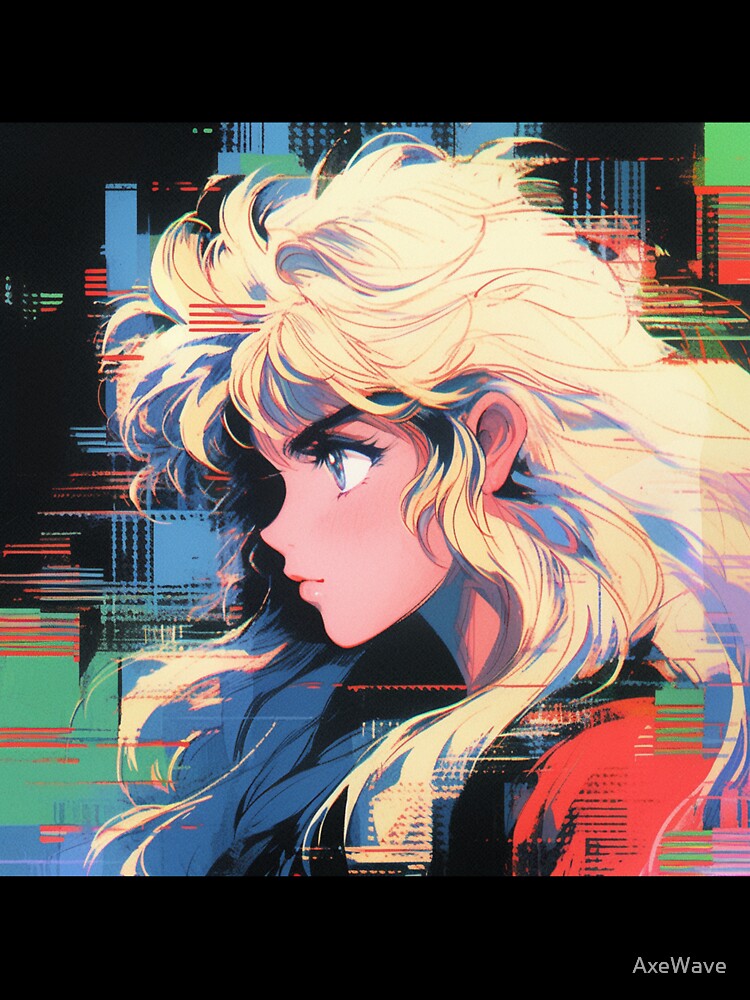 90s Anime Girl by AxeWave