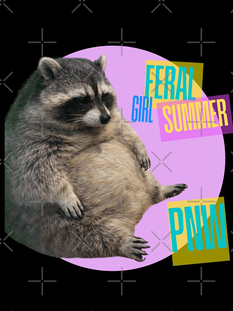 Feral Girl Summer - Pacific Northwest Racoon by WigOutlet