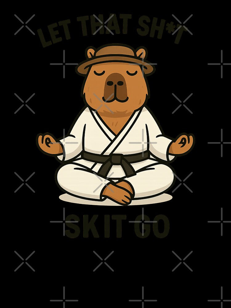 Capybara Karate Zen – Funny Martial Arts Meditation by RetroPop23