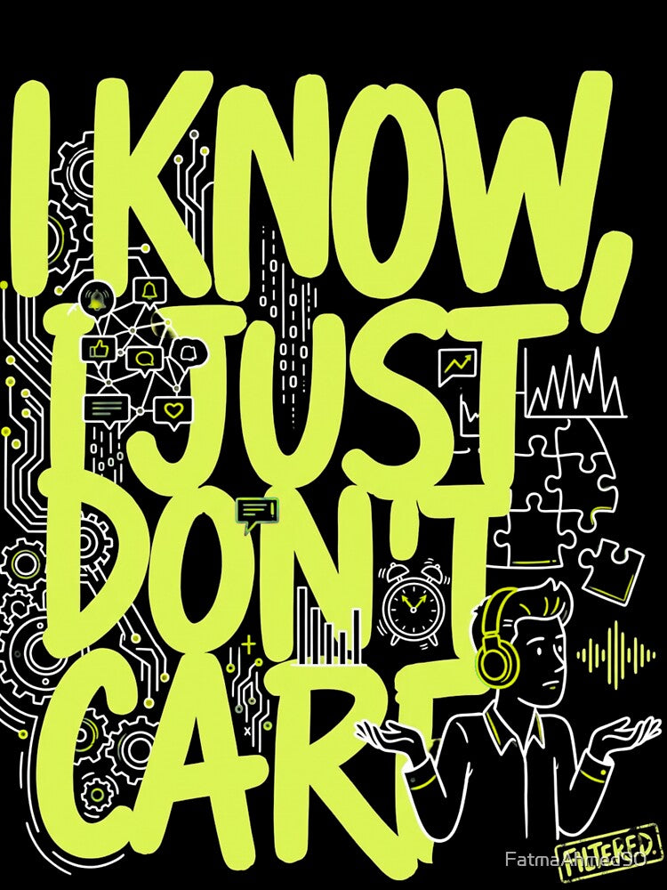I Know, I Just Don’t Care by FatmaAhmed90