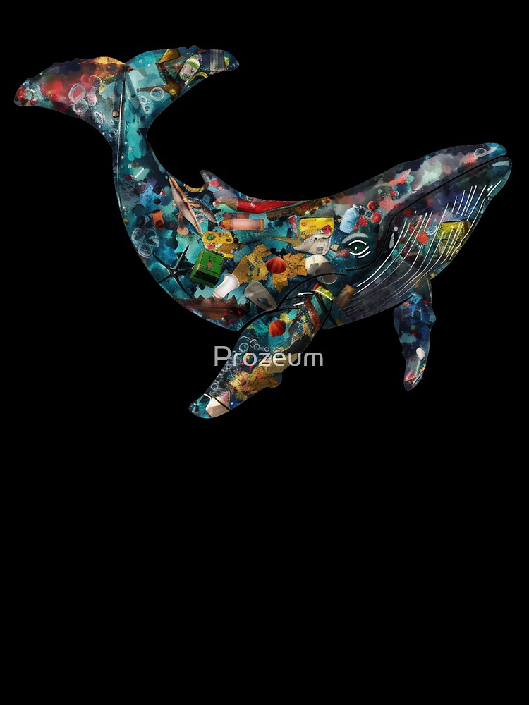 Whale's Ballet Amidst Debris by Prozeum