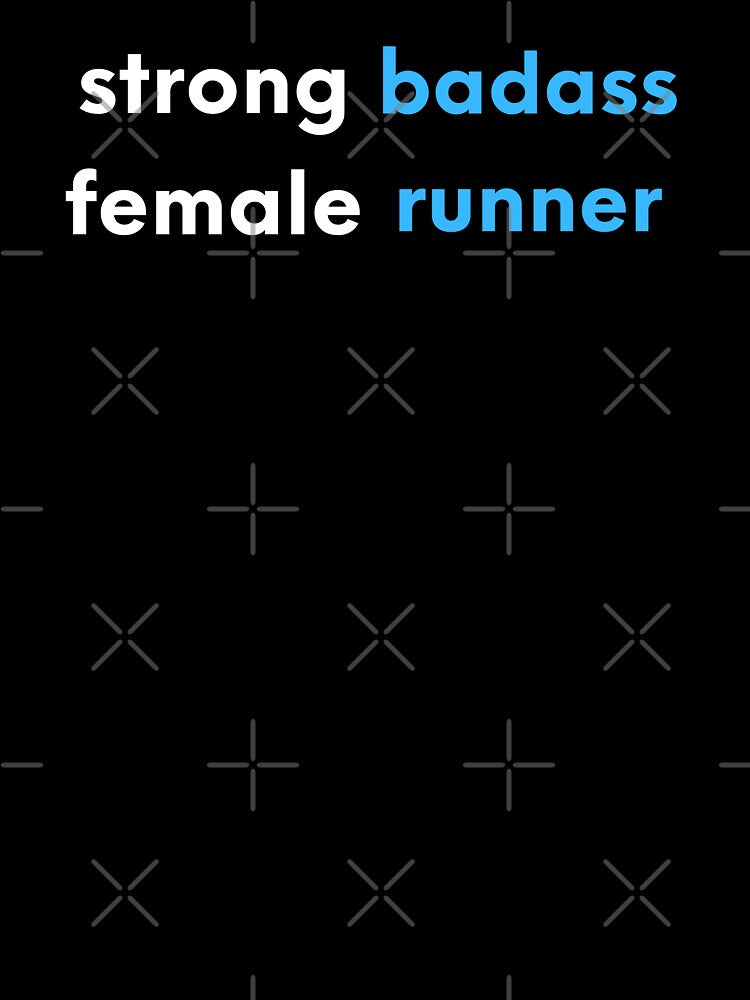 Strong Female Badass Runner by Runner's High