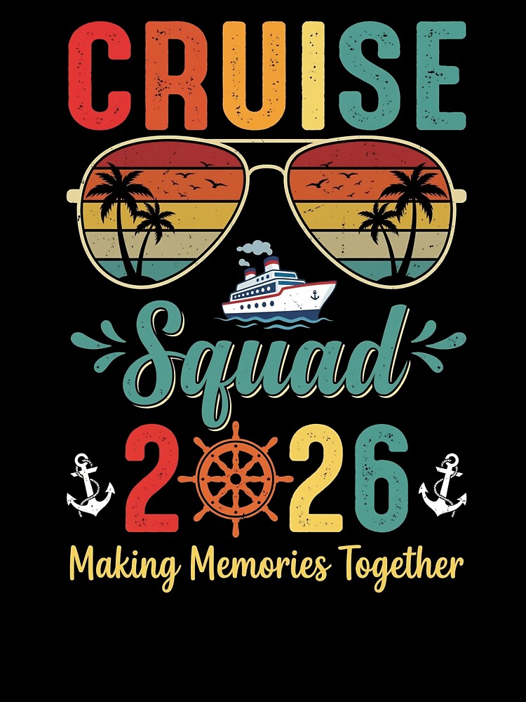 Sunset Cruise Squad 2026 Family Vacation by TeNovaStudio