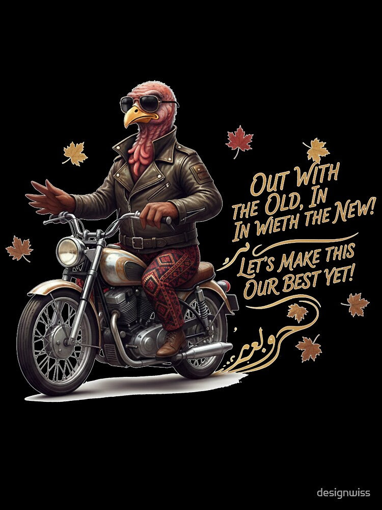 Motorcycle | New Year Resolution Biker Gift by designwiss