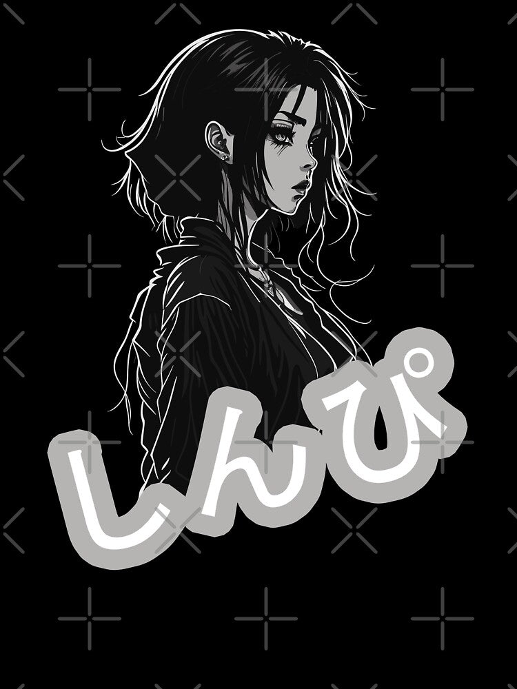 Mistery Anime Girl Goth Shinpi Kawaii Waifu Japanese Aesthetic by wingstar