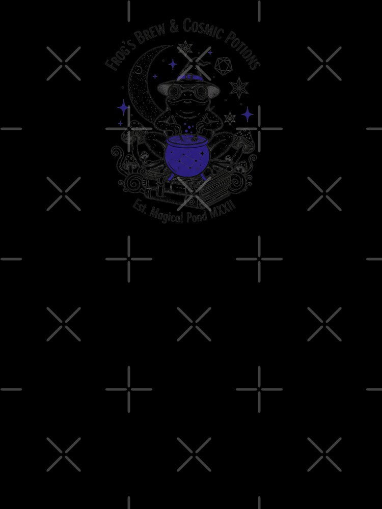 Frog’s Brew & Cosmic Potions | Whimsigoth Wizard Frog Aesthetic by Dimu Co.