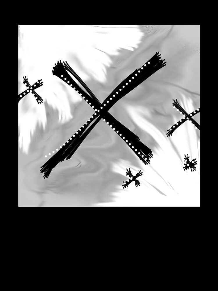 Minimal Grunge x Design Abstract Line Art- Inverted by Systems.tl