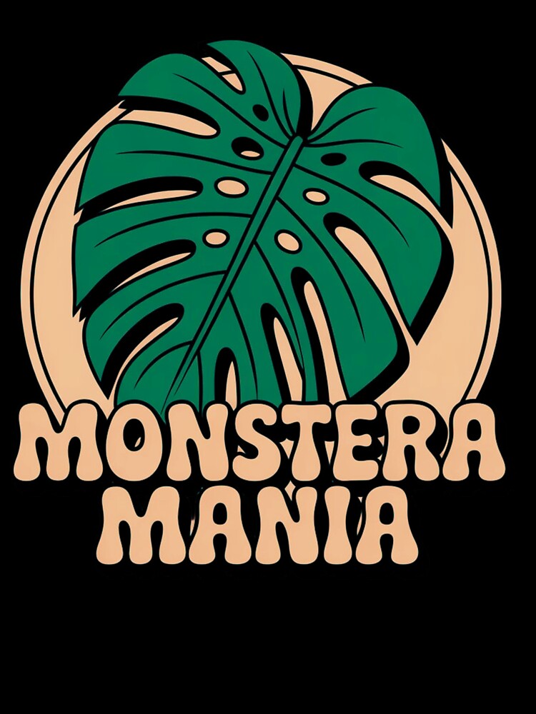 Monstera Mania – Retro Houseplant Lover Design by NO-STUDIO