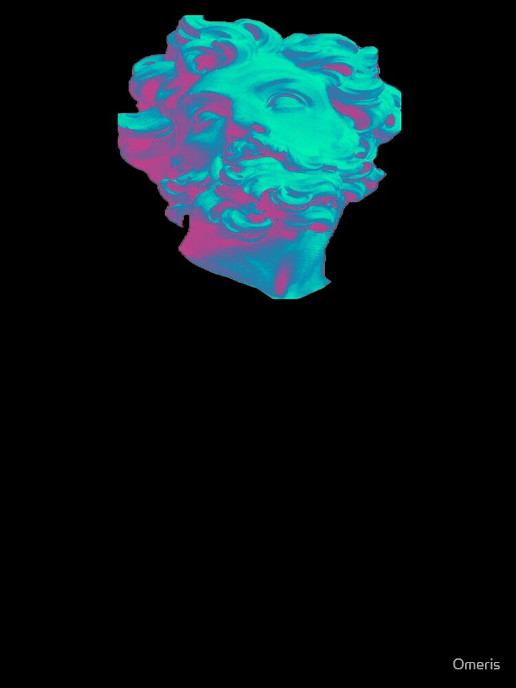 Vaporwave aesthetic bust by Omeris