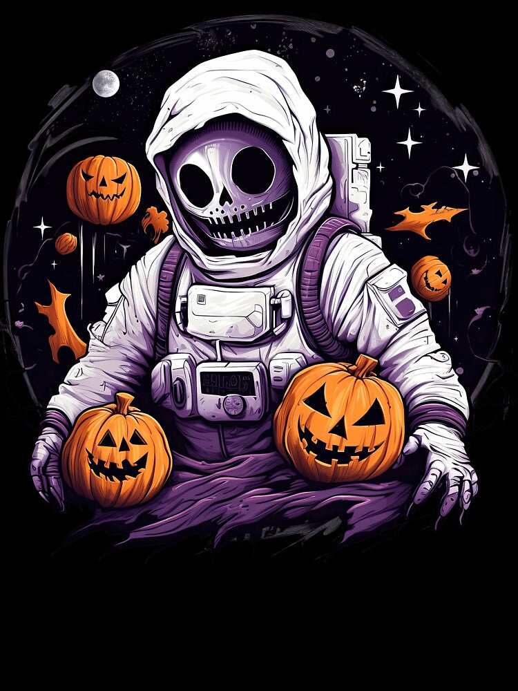 funny Halloween, pumpkin, orange, men, woman, unisex by Ewa Paszczak