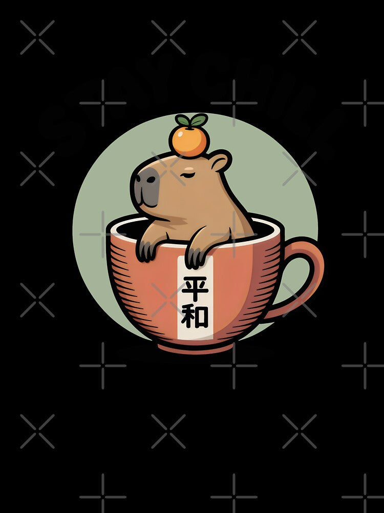 Stay Chill Capybara Zen Lifestyle by SplashTastic